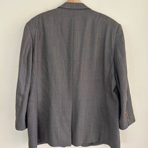 Lauren Ralph Lauren Blazer Mens Silk/Wool Grey SZ46S Classic Sports Coat - Picture 2 of 12